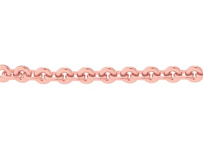 Catena Maglia Lentille 5 Mm, Oro Rosso 18 Kt 5n. Rif. 01250 - Immagine Standard - 3