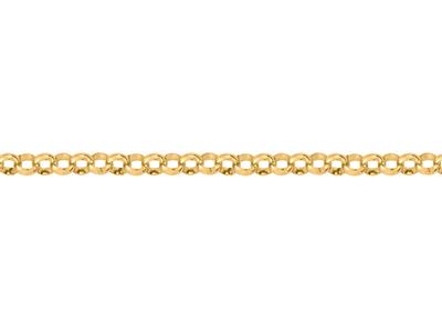 Catena Jaseron Cava 8 Mm, Oro Giallo 18 Carati. Rif. 00484 - Immagine Standard - 3