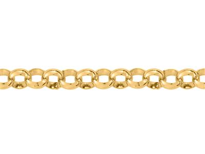 Catena A Maglie Vuote Jaseron 6,40 Mm, Oro Giallo 18k. Rif. 00486 - Immagine Standard - 2