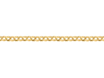 Massiccia Catena A Maglie Jaseron 2mm, Oro Giallo 18k Ref. 00402 - Immagine Standard - 3