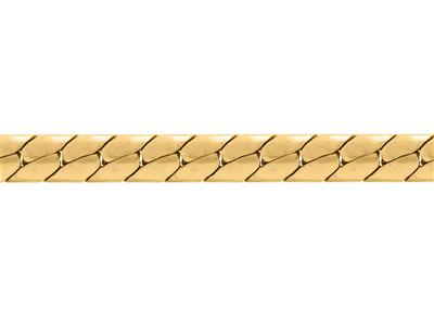 Catena Maglia Inglese Massiccia 4 Mm, 18kt Oro Giallo. Rif. 00084 - Immagine Standard - 1