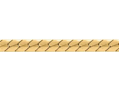 Catena Maglia Inglese Massiccia 4 Mm, 18kt Oro Giallo. Rif. 00084 - Immagine Standard - 2