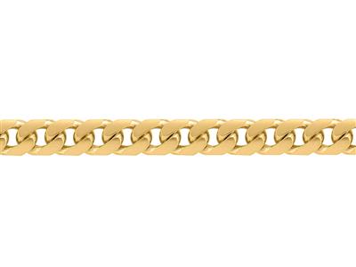 Catena Maglia Grumetta Piatta Massiccia 5,40 Mm, 18kt Oro Giallo. Rif.00394 - Immagine Standard - 2