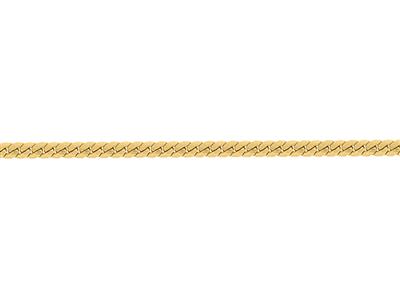 Catena A Maglie Inglesi Massiccia Da 1,40 Mm, Oro Giallo 18 Carati. Rif. 00082 - Immagine Standard - 2