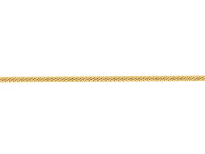 Catena A Maglie Inglesi Massiccia Da 1,40 Mm, Oro Giallo 18 Carati. Rif. 00082 - Immagine Standard - 3