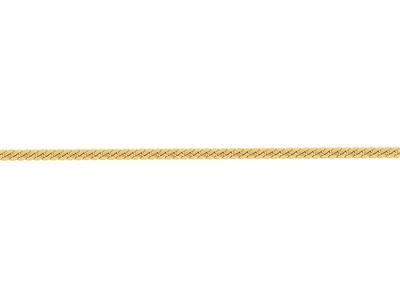 Catena Maglia Inglese Massiccia 1,40 Mm, 18kt Oro Giallo. Rif. 00084 - Immagine Standard - 3