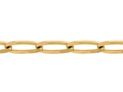 Catena Maglia Ferro Di Cavallo 2,25mm, 18kt Oro Giallo. Rif. 00091 - Immagine Standard - 2