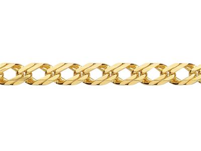 Catena A Cordoncino Con Doppio Diamante 4,40 Mm, Oro Giallo 18 Carati - Immagine Standard - 1