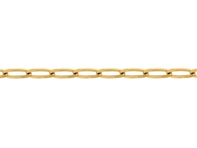 Catena Mesh Ferro Di Cavallo 3 Mm, 18kt Oro Giallo. Rif. 00054 - Immagine Standard - 3