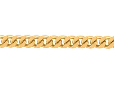 Catena Groumette Diamantata Da 1 Mm, Oro Giallo 18 Carati. Rif. 00230