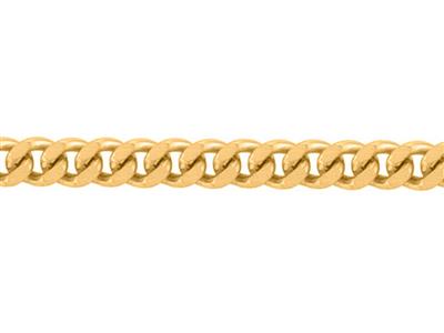 Catena Curva Con Diamante Da 1 Mm, Oro Giallo 18 Carati. Ref. 00230 - Immagine Standard - 1