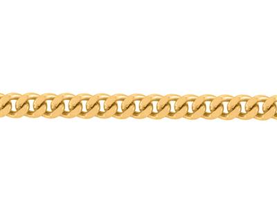 Catena Groumette Diamantata Da 1 Mm, Oro Giallo 18 Carati. Rif. 00230 - Immagine Standard - 2