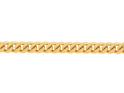 Catena Curva Con Diamante Da 1 Mm, Oro Giallo 18 Carati. Ref. 00230 - Immagine Standard - 2