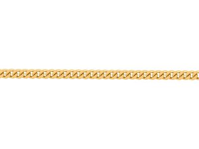 Catena Groumette Diamantata Da 1 Mm, Oro Giallo 18 Carati. Rif. 00230 - Immagine Standard - 3