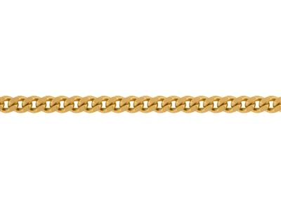 Catena Maglia Grumetta A Taglio Di Diamante 1,20 Mm, 18kt Oro Giallo. Rif. 00235 - Immagine Standard - 3