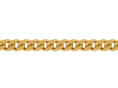 Catena Barbazzale Diamantata 1,80 Mm, Oro Giallo 18 Carati. Rif. 00250 - Immagine Standard - 2