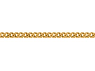 Catena Barbazzale Diamantata 1,80 Mm, Oro Giallo 18 Carati. Rif. 00250 - Immagine Standard - 3