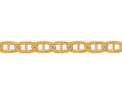 Catena Maglia Marine Battuta 4,60 Mm, Oro Giallo 18k. Rif. 00300 - Immagine Standard - 2