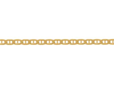 Catena Maglia Marine Battuta 4,60 Mm, Oro Giallo 18k. Rif. 00300 - Immagine Standard - 3