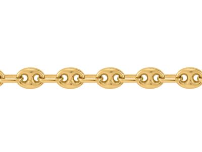 Catena A Maglia Cava A Chicchi Di Caff} 7,30 Mm, Oro Giallo 18 Carati.rif. 20034 - Immagine Standard - 2