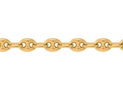 Chain 00292 Gr Cafe Massive 6mm Or Jaune 18k 64gr/m - Immagine Standard - 1