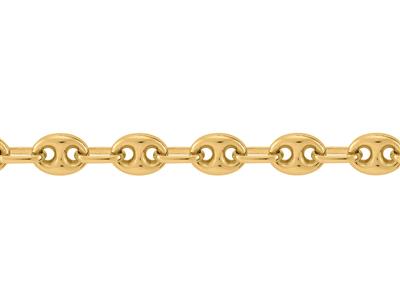 Chain 00292 Gr Cafe Massive 6mm Or Jaune 18k 64gr/m - Immagine Standard - 2