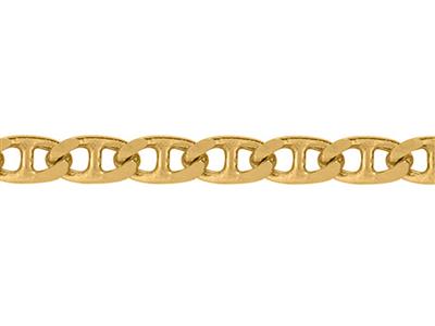 Catena Maglia Marina Piatta 2,30 Mm, 18kt Oro Giallo. Rif. 00093