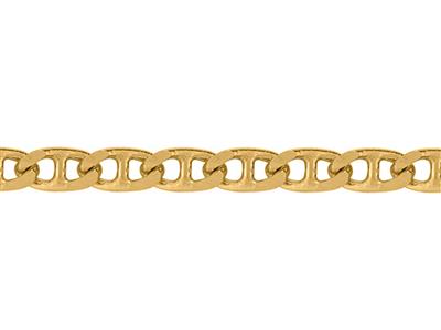 Catena Maglia Piatta Marine 2,40 Mm, Oro Giallo 18 Carati. Rif. 00093 - Immagine Standard - 2