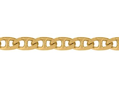 Catena Maglia Piatta Marine 3,95 Mm, Oro Giallo 18 Carati. Rif. 00166