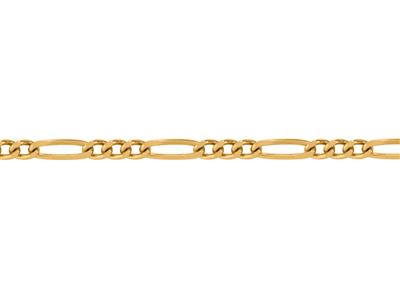 Catena Figaro 1/3, 2,50 Mm, Oro Giallo 18 Carati Ref. 00222 - Immagine Standard - 3