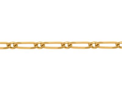 Catena Figaro 1/1, 3,60 Mm, Oro Giallo 18 Carati Ref. 00090 - Immagine Standard - 3