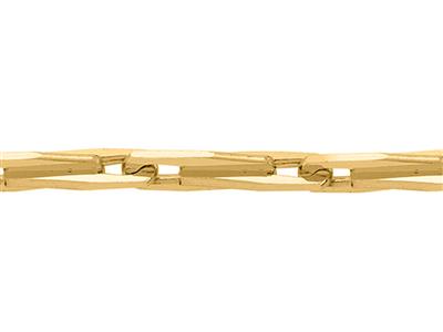 Massiccia Catena Epi Con Taglio A Diamante Da 2,70 Mm, Oro Giallo 18 Carati. Rif. 20043 - Immagine Standard - 2