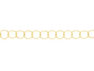 Catena Di Estensione, Maglia Ad Anello 2,80 Mm, A Misura, Oro Giallo 18k