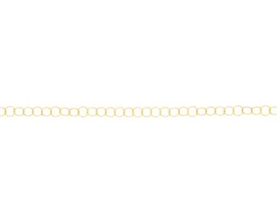 Catena Di Estensione, Maglia Ad Anello 2,80 Mm, A Misura, Oro Giallo 18k - Immagine Standard - 2