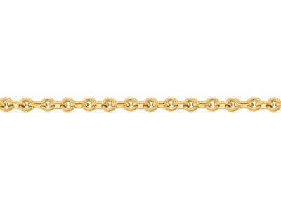 Catena Maglia Lenticchie 5 Mm, Oro Giallo 18 Carati. Rif. 01250 - Immagine Standard - 3