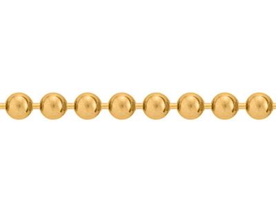 Catena A Palline 1,50 Mm, Oro Giallo 18k Rif. 00186 - Immagine Standard - 2
