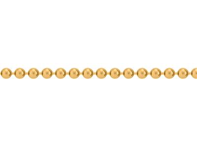 Catena A Palline 1,50 Mm, Oro Giallo 18k Rif. 00186 - Immagine Standard - 3