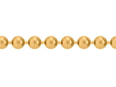 Catena A Palla 2,50 Mm, Oro Giallo 18k Rif. 00796