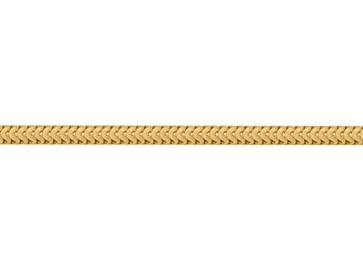 Catena Maglia Serpente Tonda 1,60 Mm, 18kt Oro Giallo. Rif. 00153 - Immagine Standard - 3
