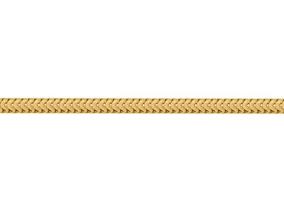 Catena Maglia Serpente Rotonda 1,20mm, 18kt Oro Giallo. Rif. 00152 - Immagine Standard - 3