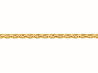 Massiccia Catena Meccanicamente Realizzata Con Maglia Palmier Da 3,30 Mm, Oro Giallo 18k. Rif. 00192 - Immagine Standard - 3