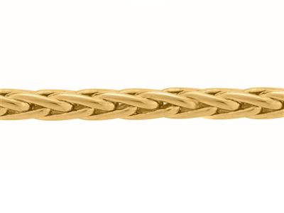 Catena Massiccia A Maglia Palmier, 3 Mm, Oro Giallo 18k. Rif. 00702