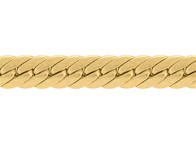 Catena A Maglia Inglese Cava Da 2,80 Mm, Oro Giallo 18 Carati. Rif. 00525 - Immagine Standard - 2