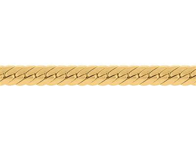 Catena A Maglia Inglese Cava Da 3,70 Mm, Oro Giallo 18 Carati. Rif. 00526