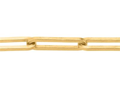 Catena A Maglie Rettangolari Da 1,75 Mm, Oro Giallo 18 Carati. Rif. 00863