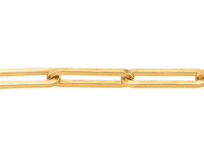 Catena A Maglie Rettangolari Da 1,75 Mm, Oro Giallo 18 Carati. Rif. 00863 - Immagine Standard - 2