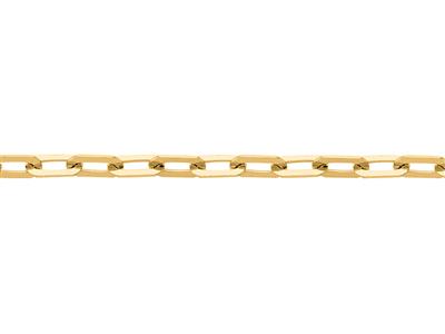 Catena A Maglie Rettangolari Da 2,10 Mm, Oro Giallo 18 Carati. Rif. 002015 - Immagine Standard - 3