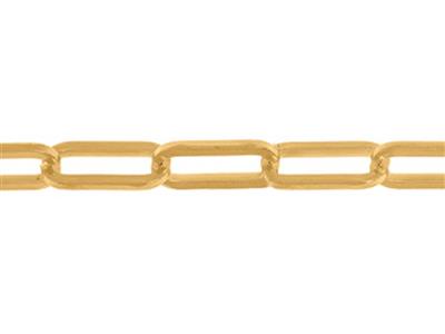Catena A Maglia Rettangolo Da 2,10 Mm, Oro Giallo 18 Carati. Rif. 00863bis