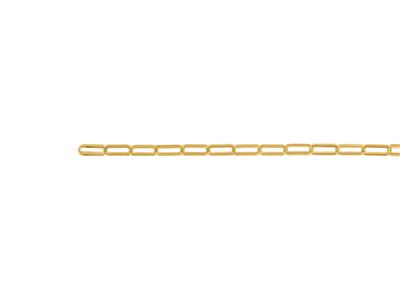 Catena A Maglie Rettangolari Da 3,40 Mm, Oro Giallo 18 Carati. Rif. 00861bis - Immagine Standard - 3
