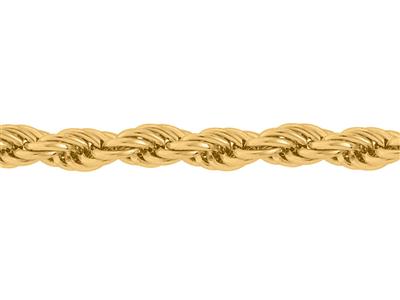 Catena Corda Meccanica 2,40 Mm, Orogiallo 18k. Rif. 00144